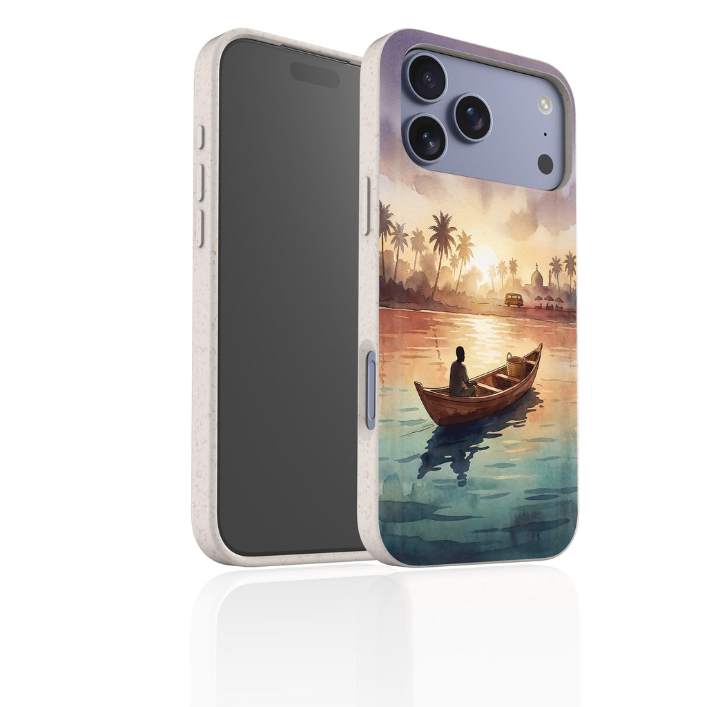Lagoon Morning by Tobi Akinyemi — iPhone Bio-degradable Case — Finnaij