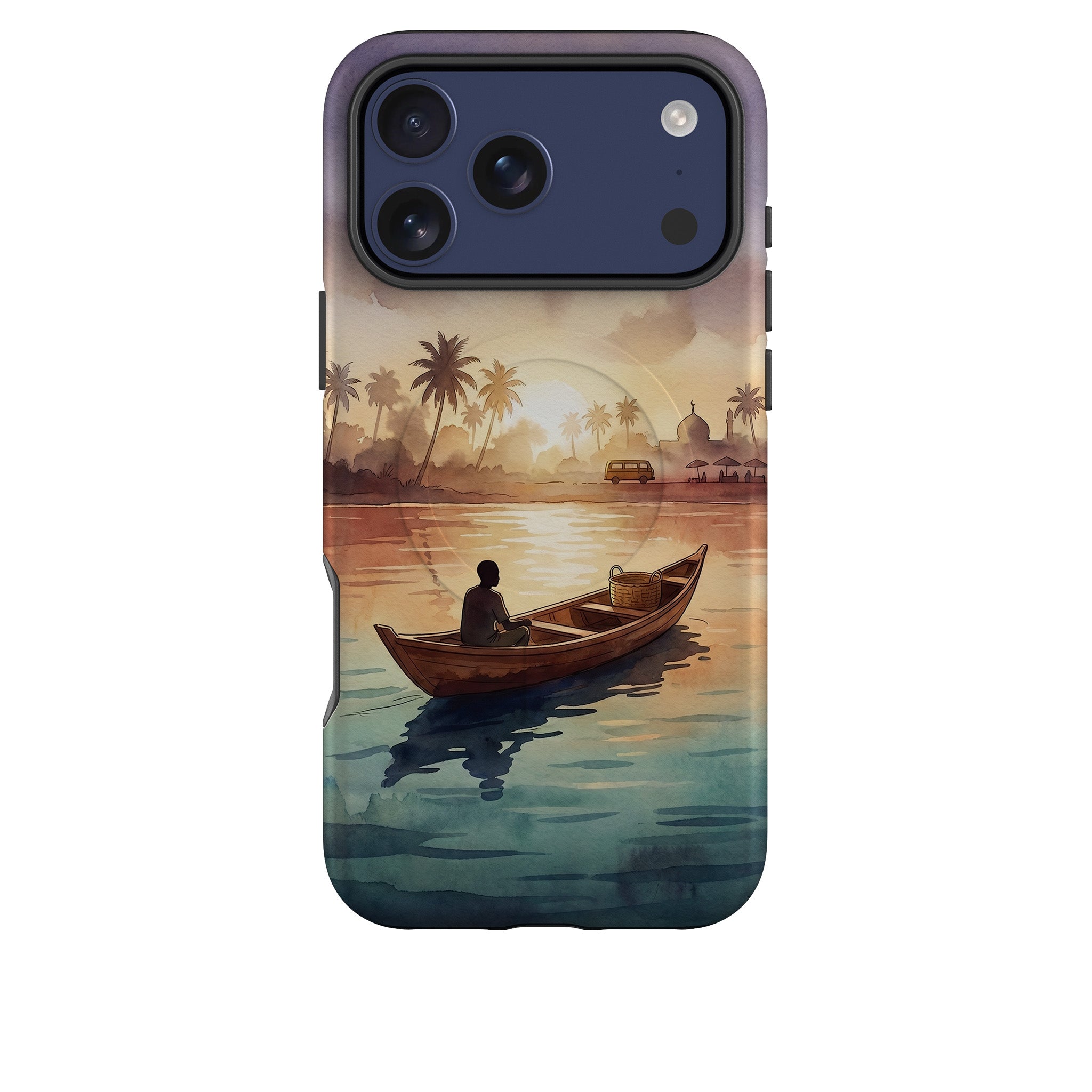Lagoon Morning by Tobi Akinyemi — MagSafe Tough Case for iPhone — Finnaij