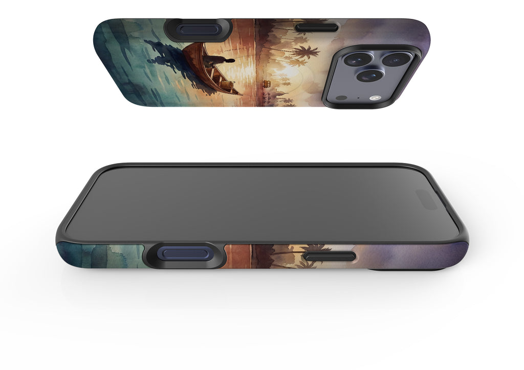 Lagoon Morning by Tobi Akinyemi — MagSafe Tough Case for iPhone — Finnaij
