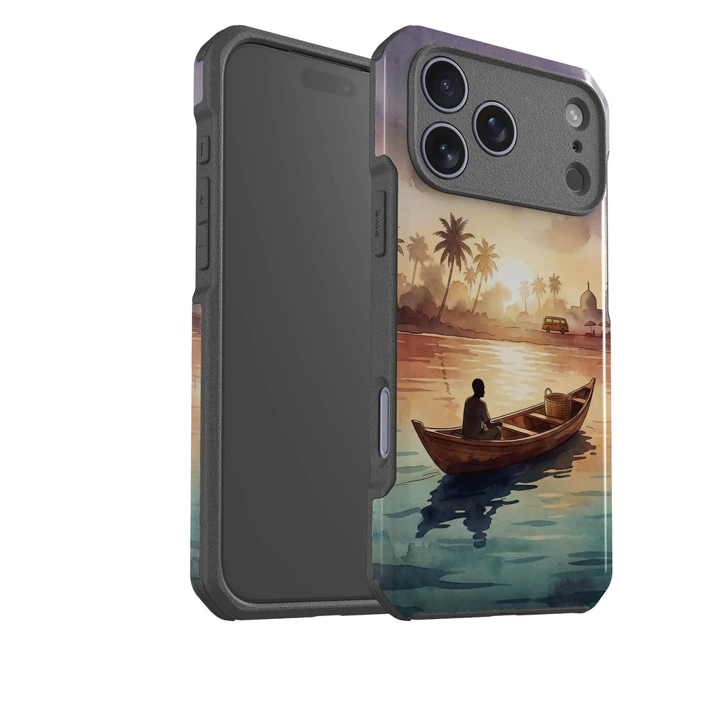 Lagoon Morning by Tobi Akinyemi — Impact Armour MagSafe Case for iPhone — Finnaij