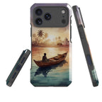 Lagoon Morning by Tobi Akinyemi — Impact Armour MagSafe Case for iPhone — Three Quarter — Finnaij