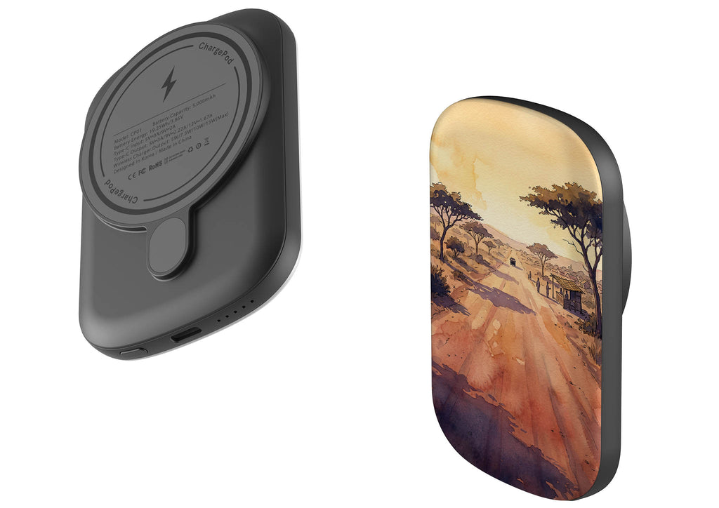 Laterite Road Golden Hour by Tobi Akinyemi — MagSafe CHARGEPOD — Finnaij