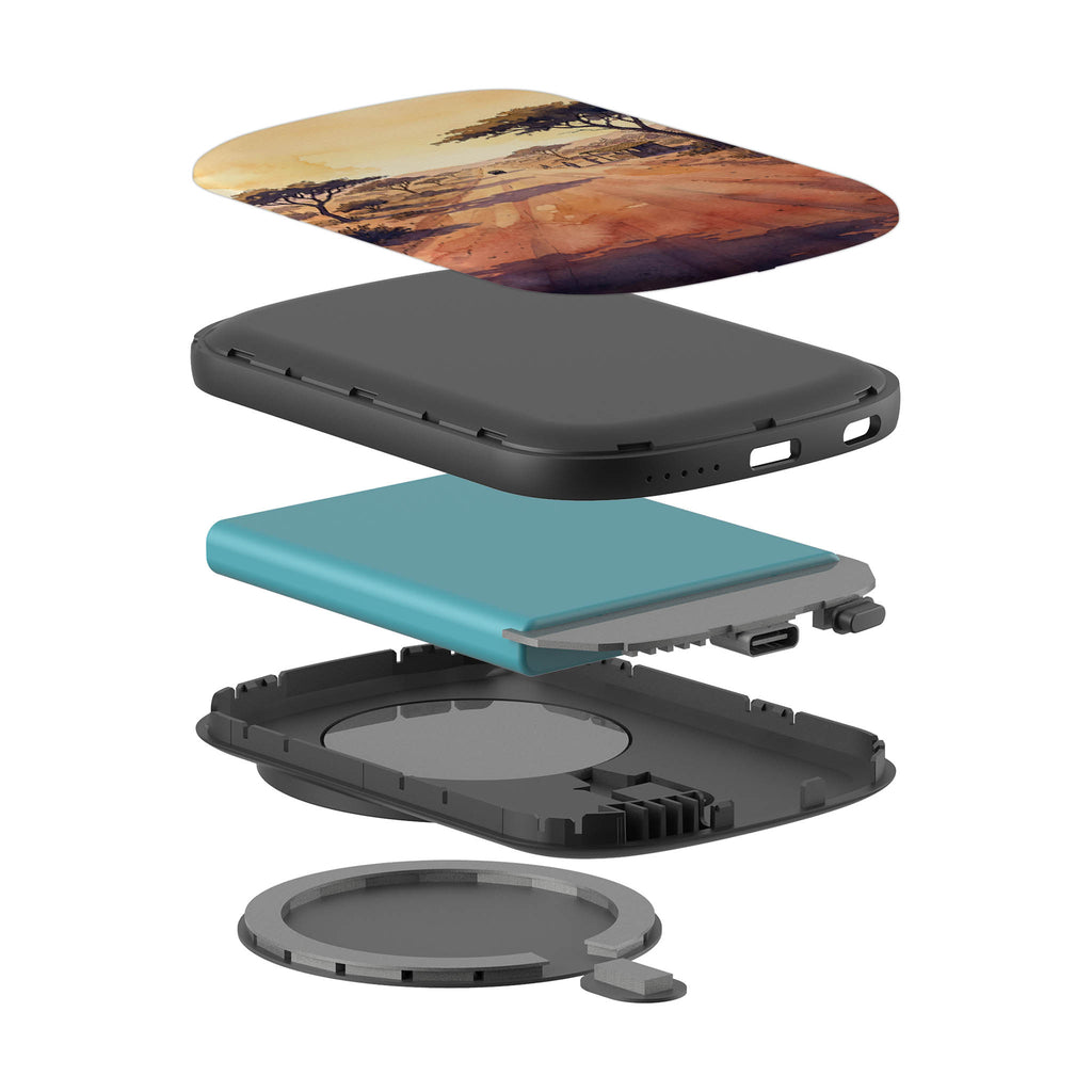 Laterite Road Golden Hour by Tobi Akinyemi — MagSafe CHARGEPOD — Finnaij