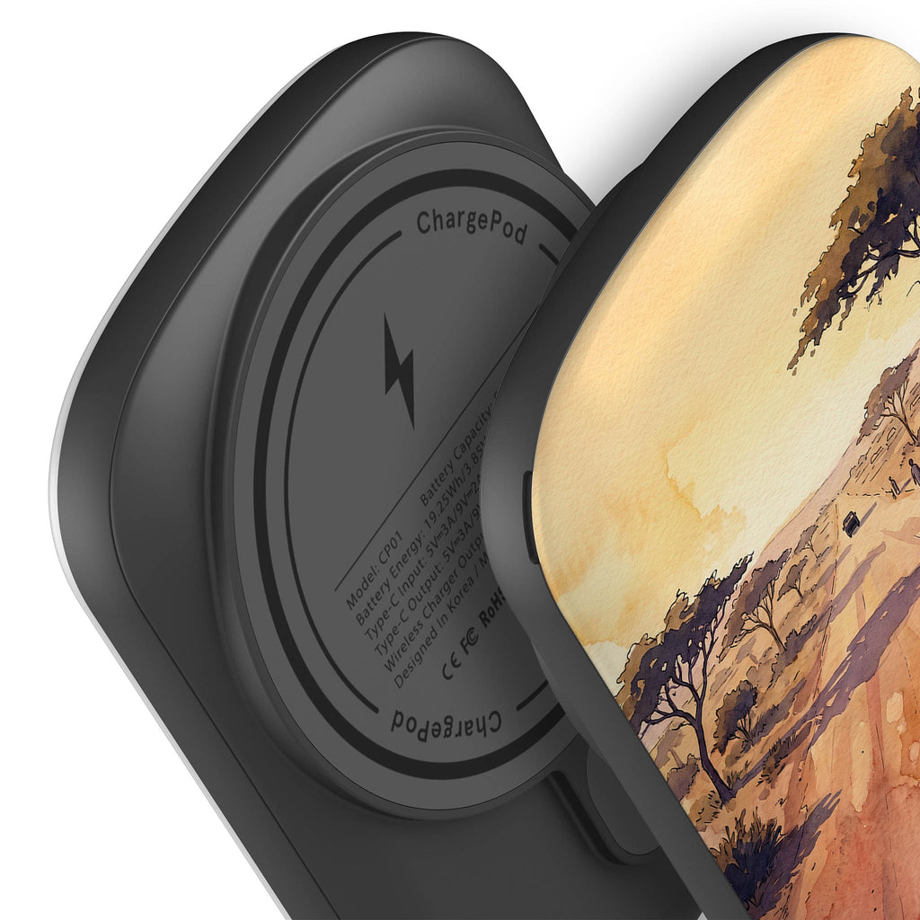 Laterite Road Golden Hour by Tobi Akinyemi — MagSafe CHARGEPOD — Finnaij