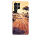 Laterite Road Golden Hour by Tobi Akinyemi — Galaxy Bio-degradable Case for Samsung Galaxy — Finnaij