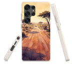Laterite Road Golden Hour by Tobi Akinyemi — Galaxy Bio-degradable Case for Samsung Galaxy — Three Quarter — Finnaij
