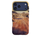 Laterite Road Golden Hour by Tobi Akinyemi — MagSafe Tough Case for iPhone — Finnaij