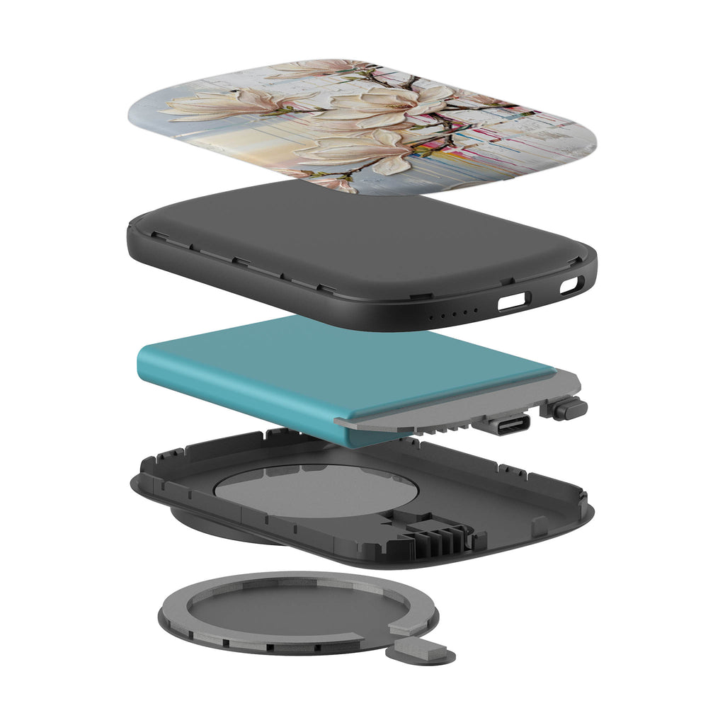 Magnolia Branches by Frida Lövström — MagSafe CHARGEPOD — Finnaij