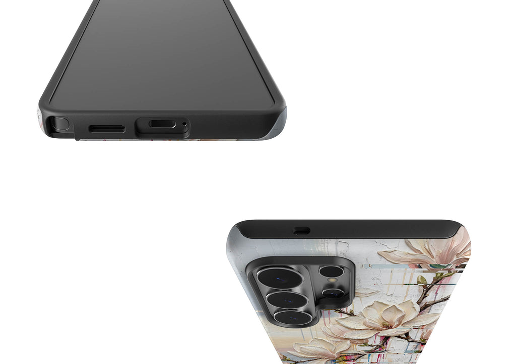 Magnolia Branches by Frida Lövström — Tough Case for Samsung — Three Quarter — Finnaij