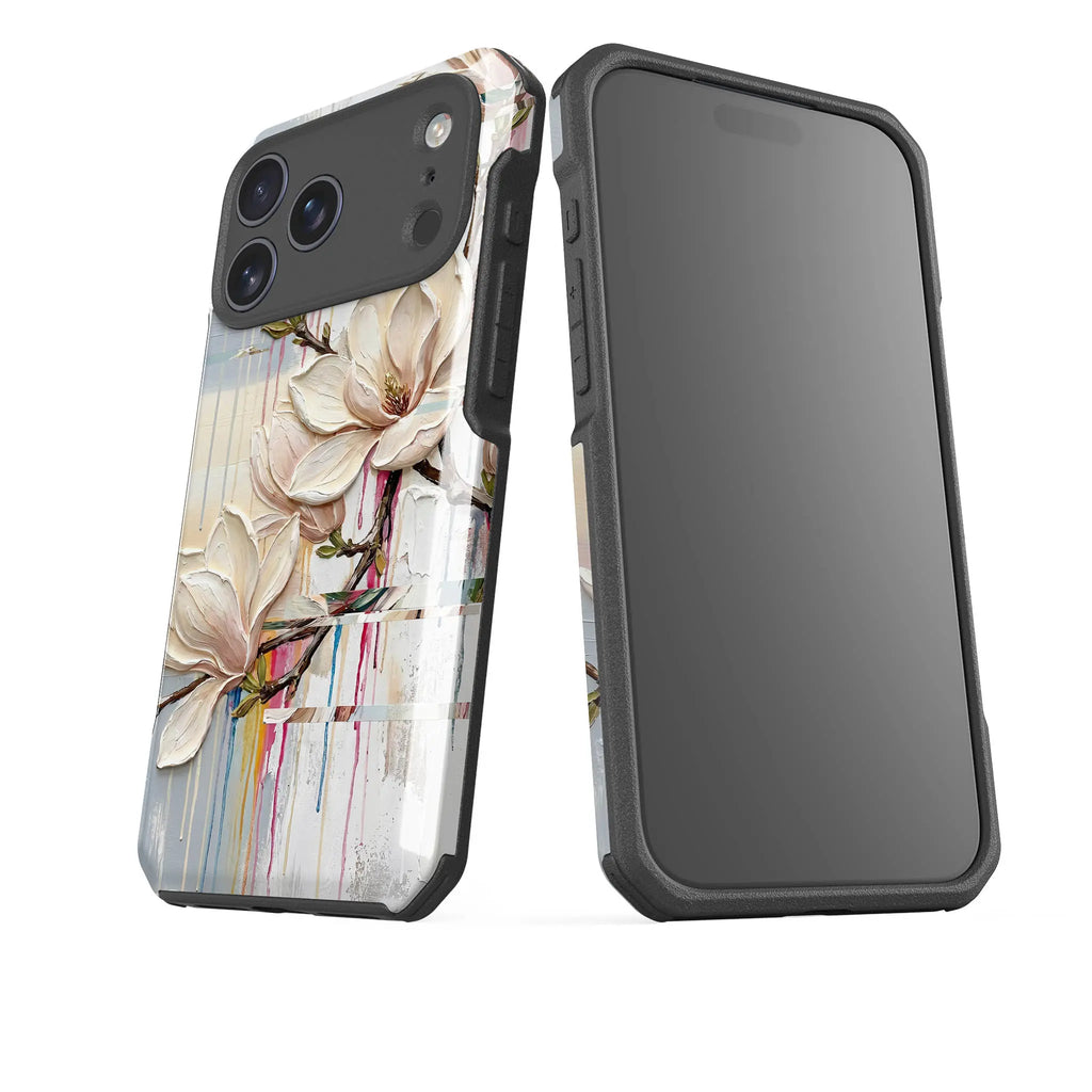 Magnolia Branches by Frida Lövström — Impact Armour MagSafe Case for iPhone — Finnaij