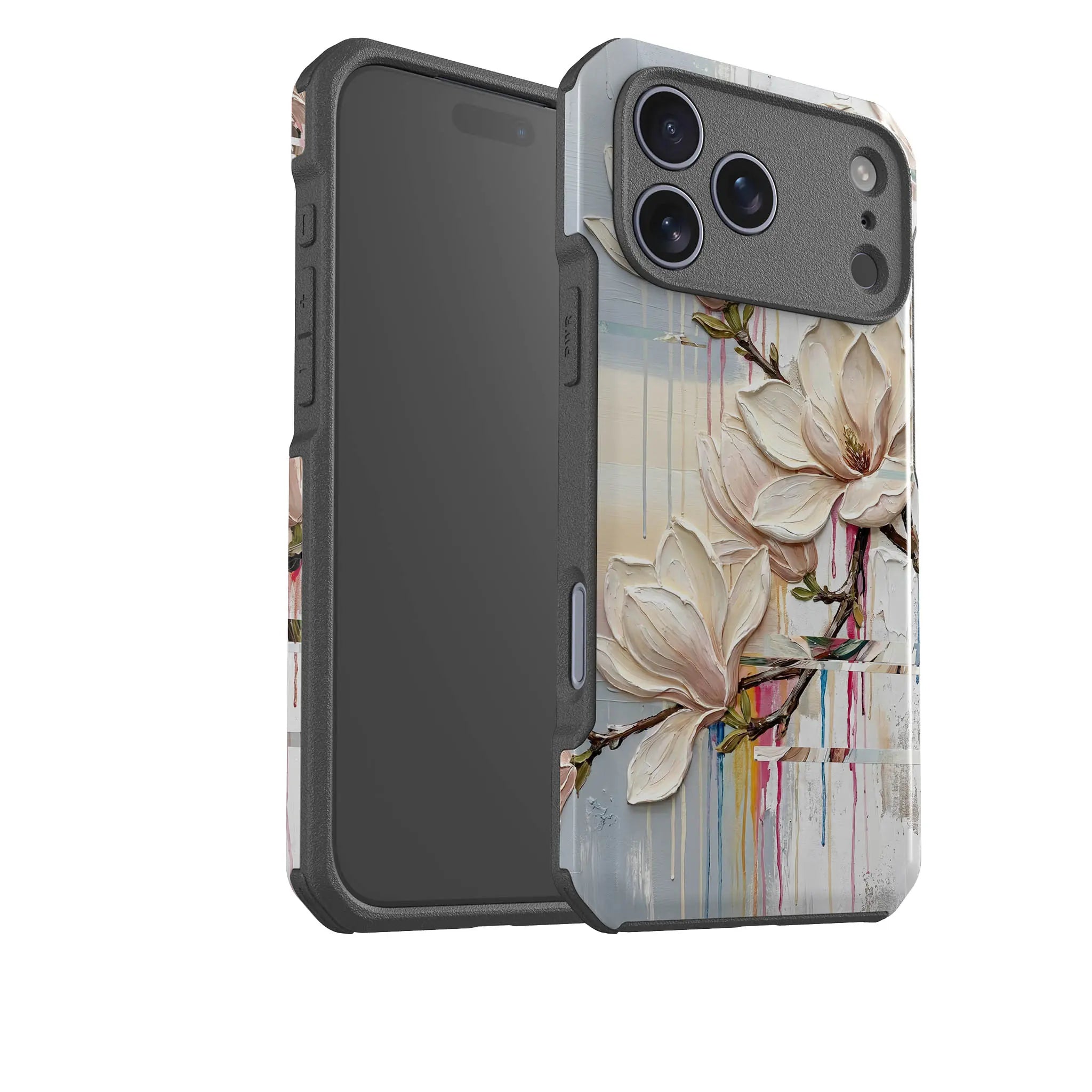 Magnolia Branches by Frida Lövström — Impact Armour MagSafe Case for iPhone — Finnaij