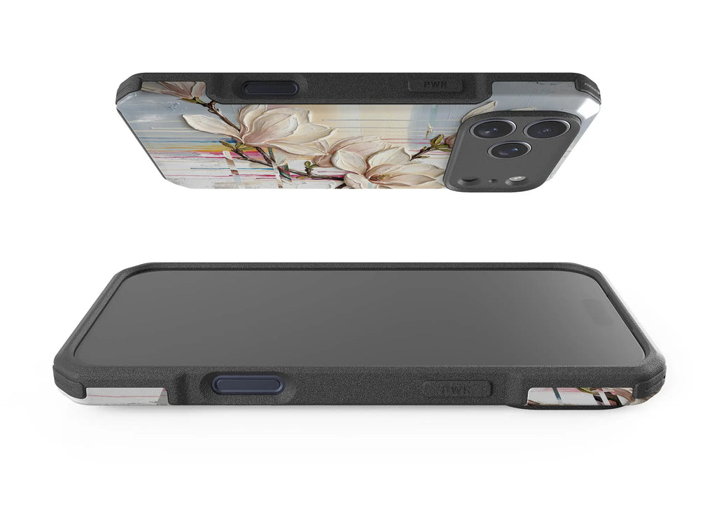Magnolia Branches by Frida Lövström — Impact Armour MagSafe Case for iPhone — Finnaij