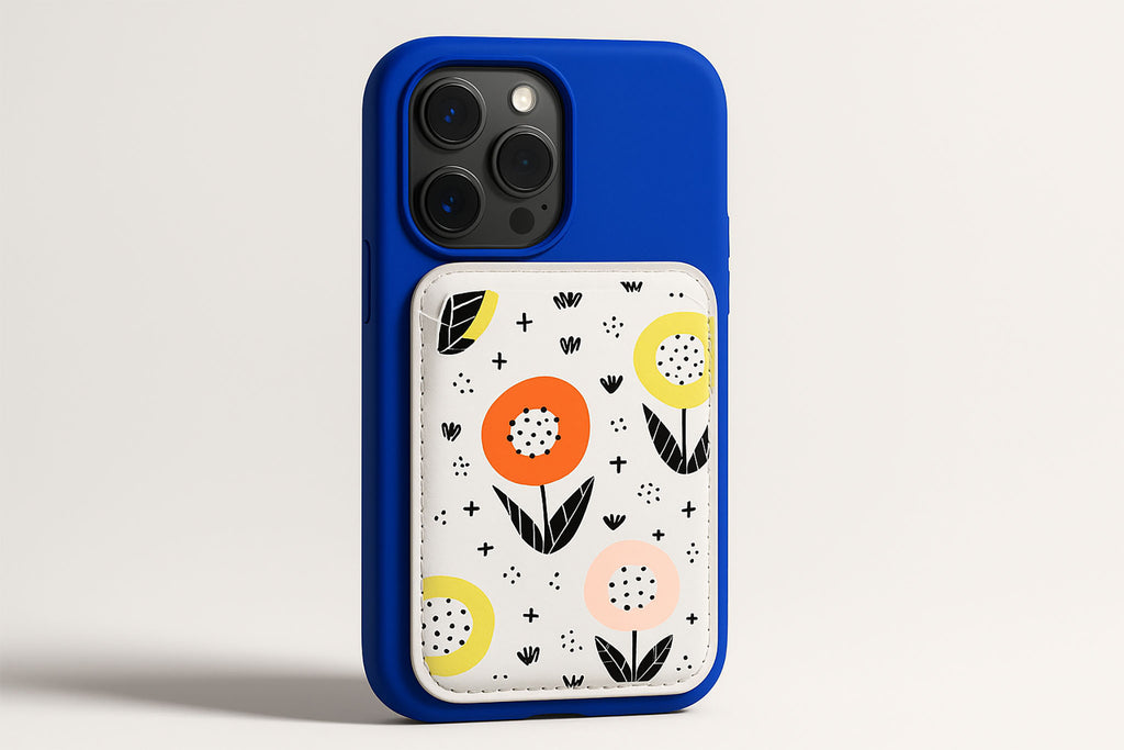 Botanical Doodle — Magsafe Wallet for White — Finnaij