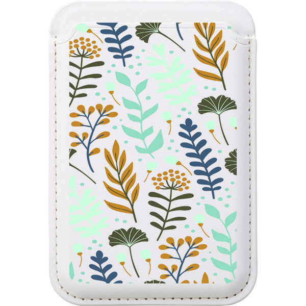 Wild Floral - White Magsafe Wallet