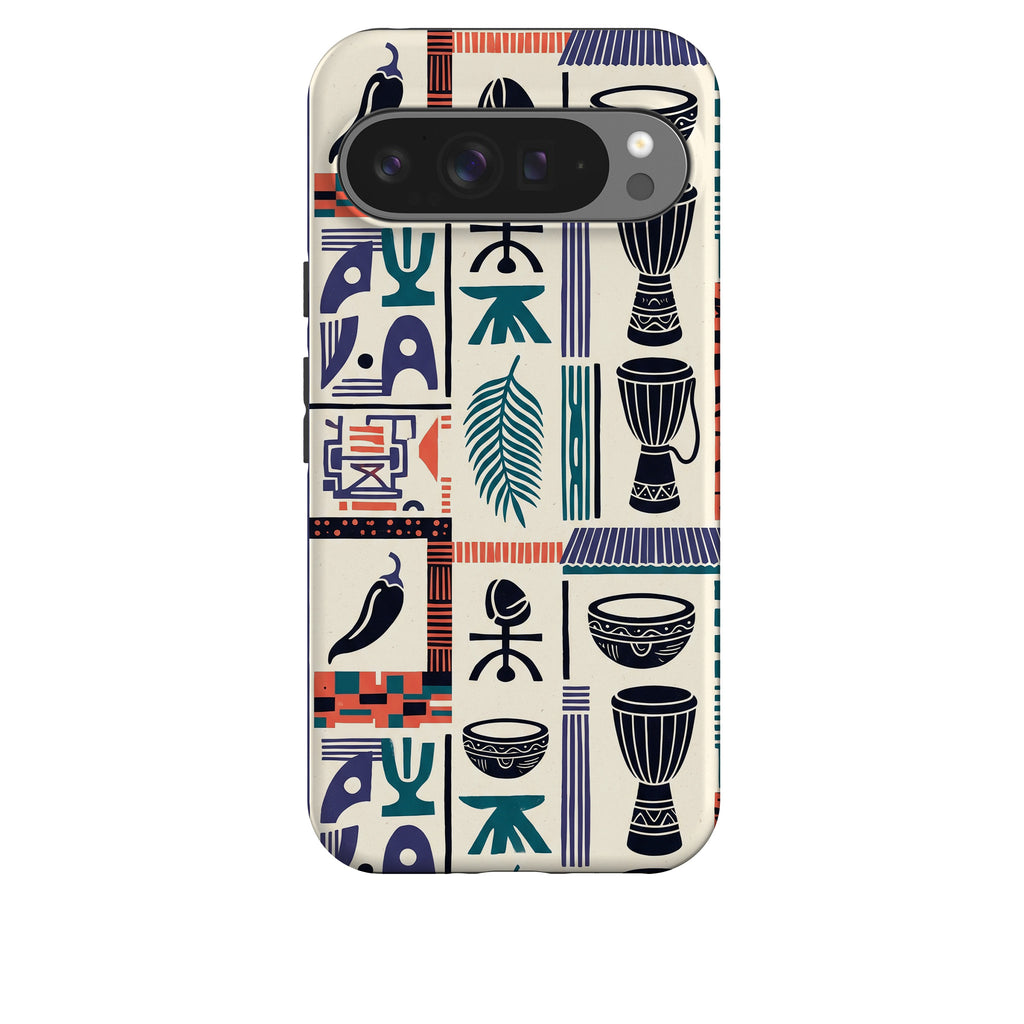 Market Day Icons by Ada Okoye Tough Case for Google Pixel — Finnaij