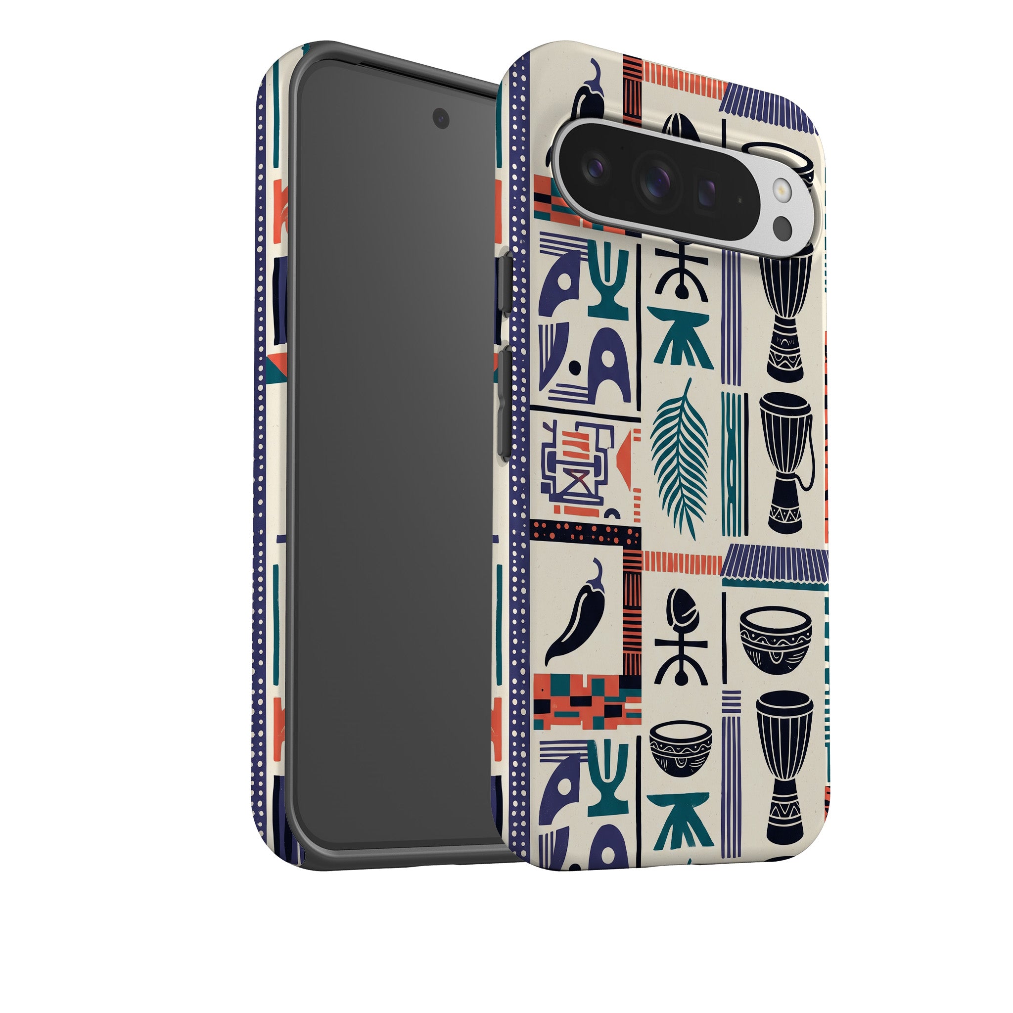 Market Day Icons by Ada Okoye Tough Case for Google Pixel — Finnaij