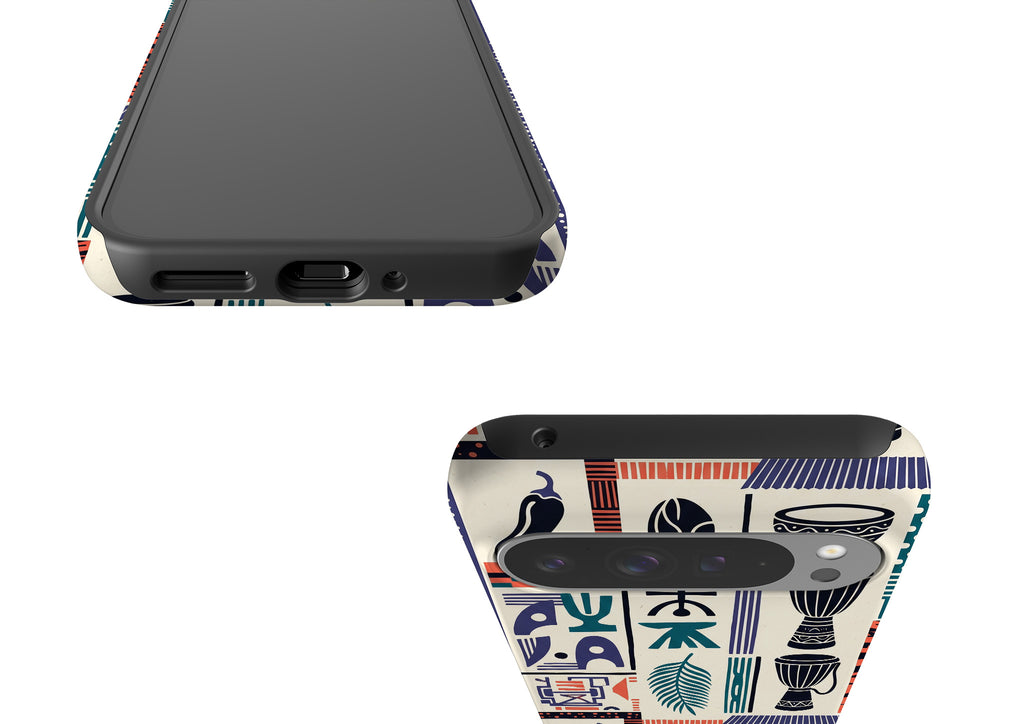 Market Day Icons by Ada Okoye Tough Case for Google Pixel — Finnaij