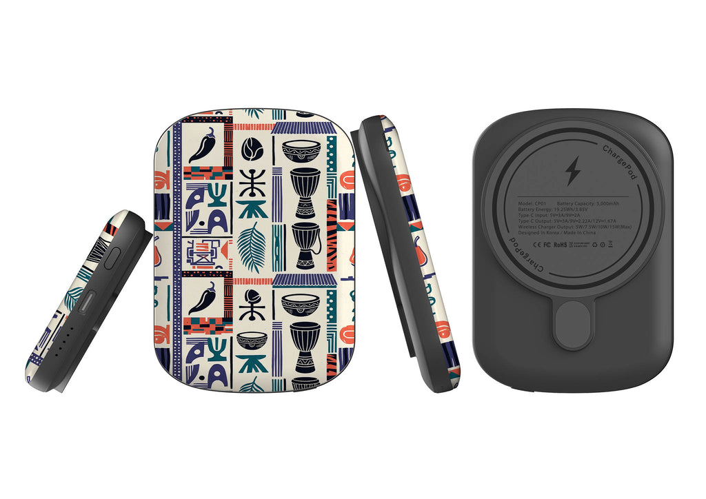 Market Day Icons by Ada Okoye — MagSafe CHARGEPOD — Finnaij