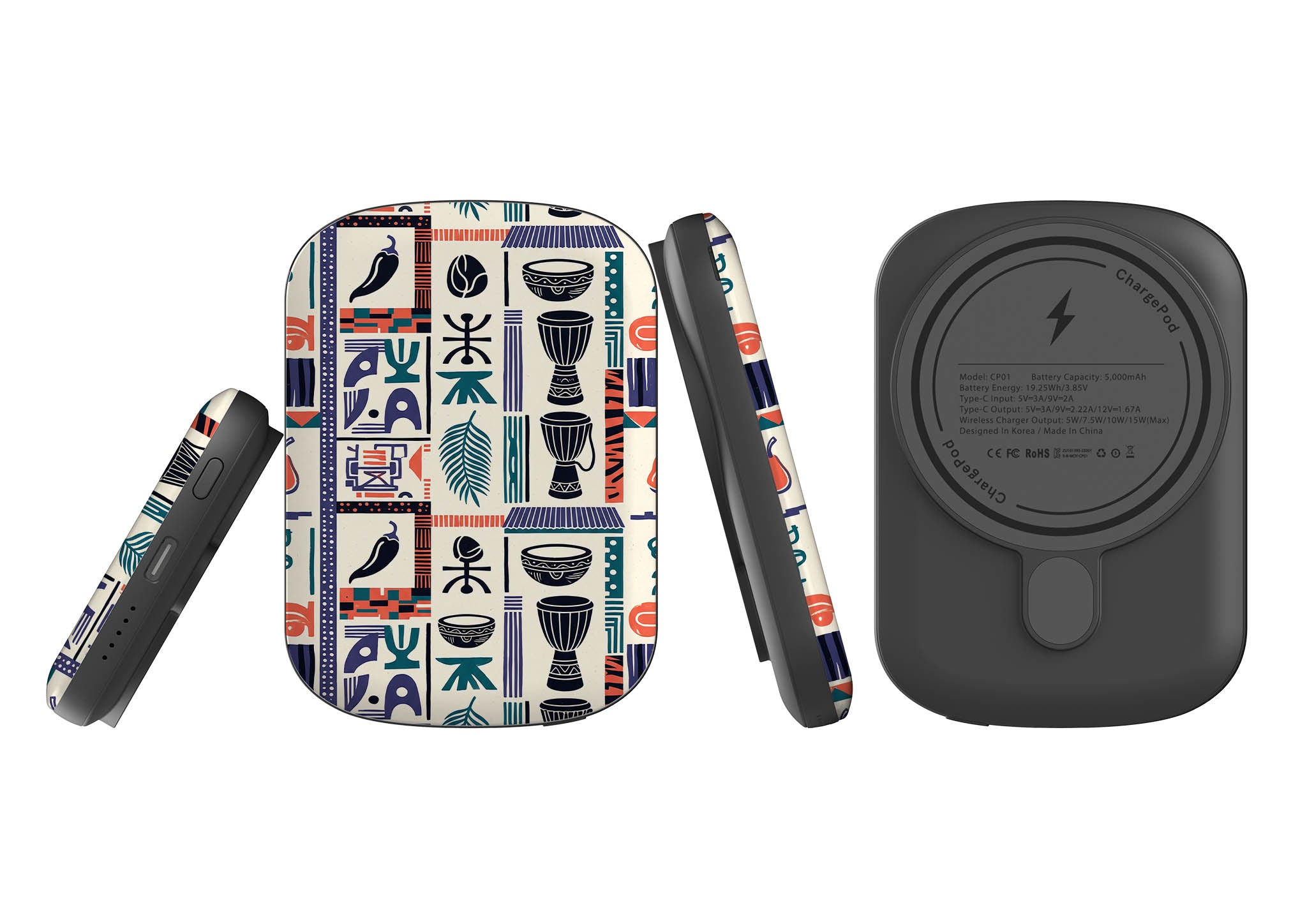 Market Day Icons by Ada Okoye — MagSafe CHARGEPOD — Finnaij