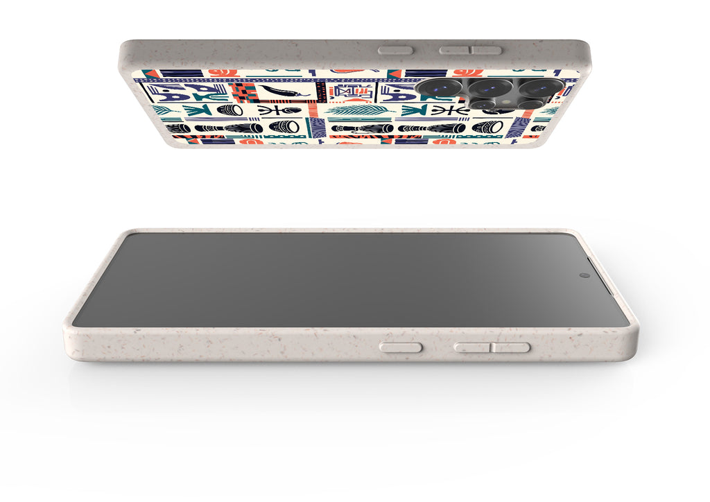 Market Day Icons by Ada Okoye Bio-degradable Case for Samsung Galaxy — Finnaij