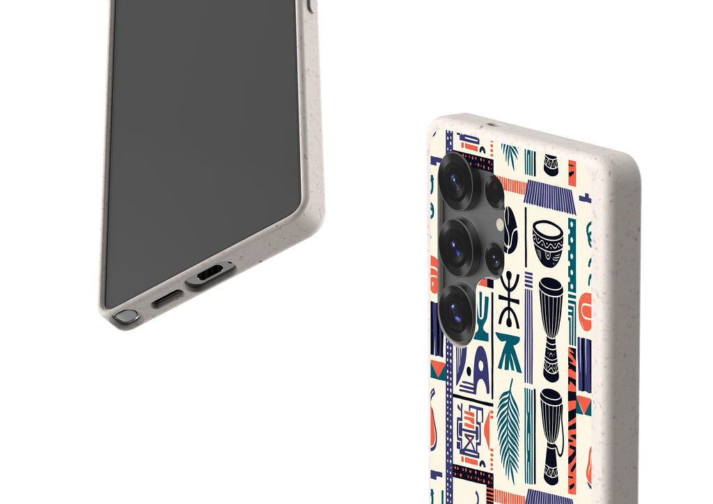 Market Day Icons by Ada Okoye Bio-degradable Case for Samsung Galaxy — Finnaij