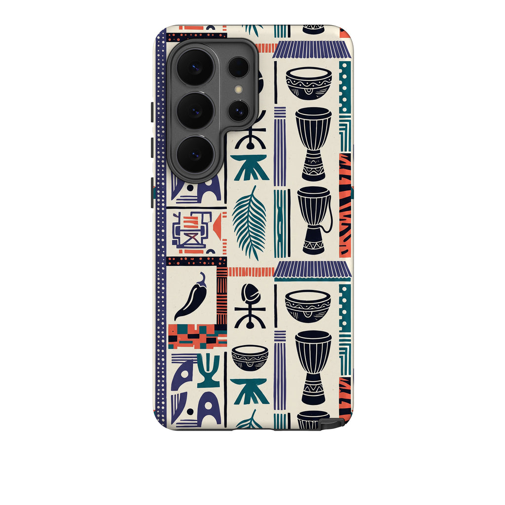 Market Day Icons by Ada Okoye Tough Case for Samsung Galaxy — Finnaij