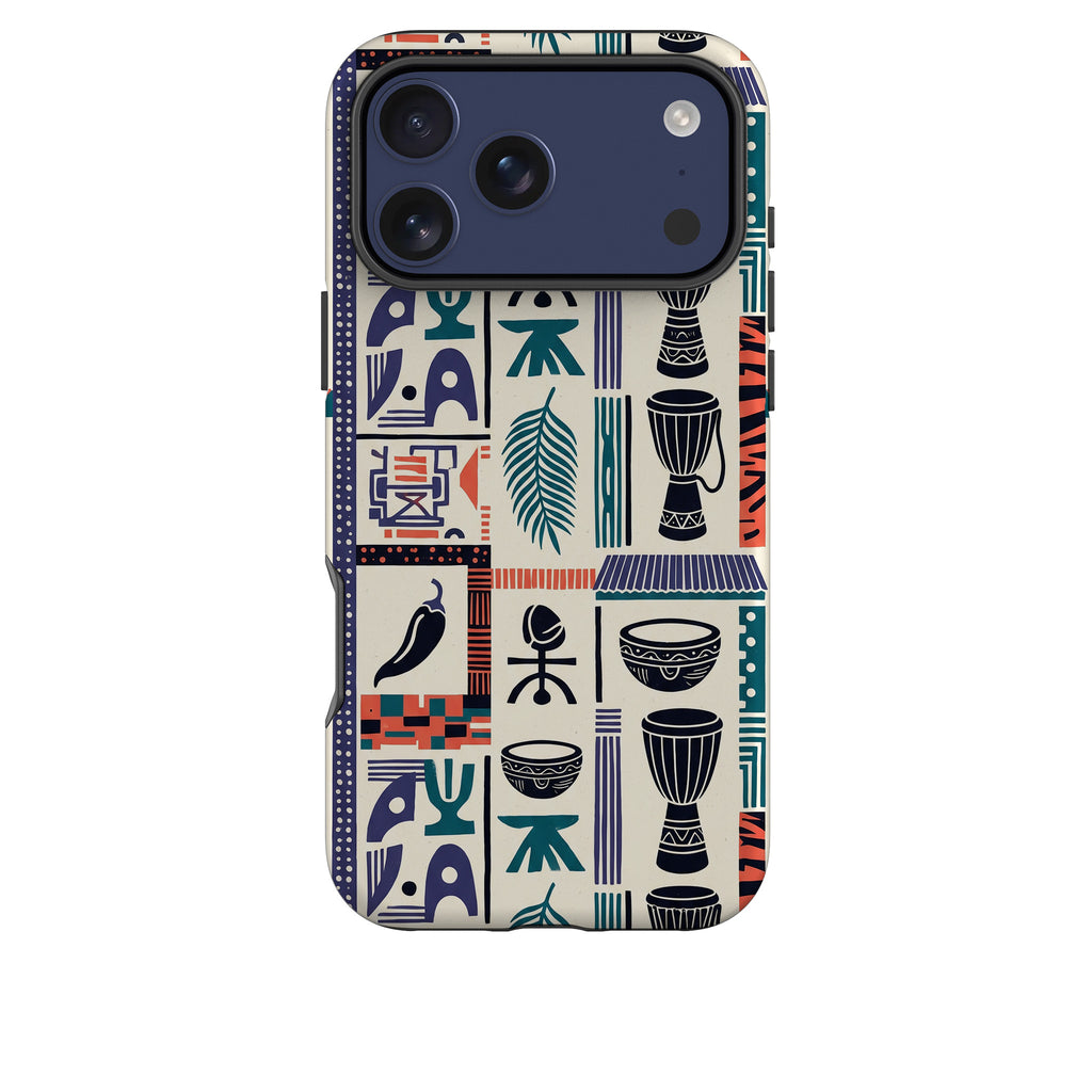 Market Day Icons by Ada Okoye Tough Case for iPhone — Finnaij