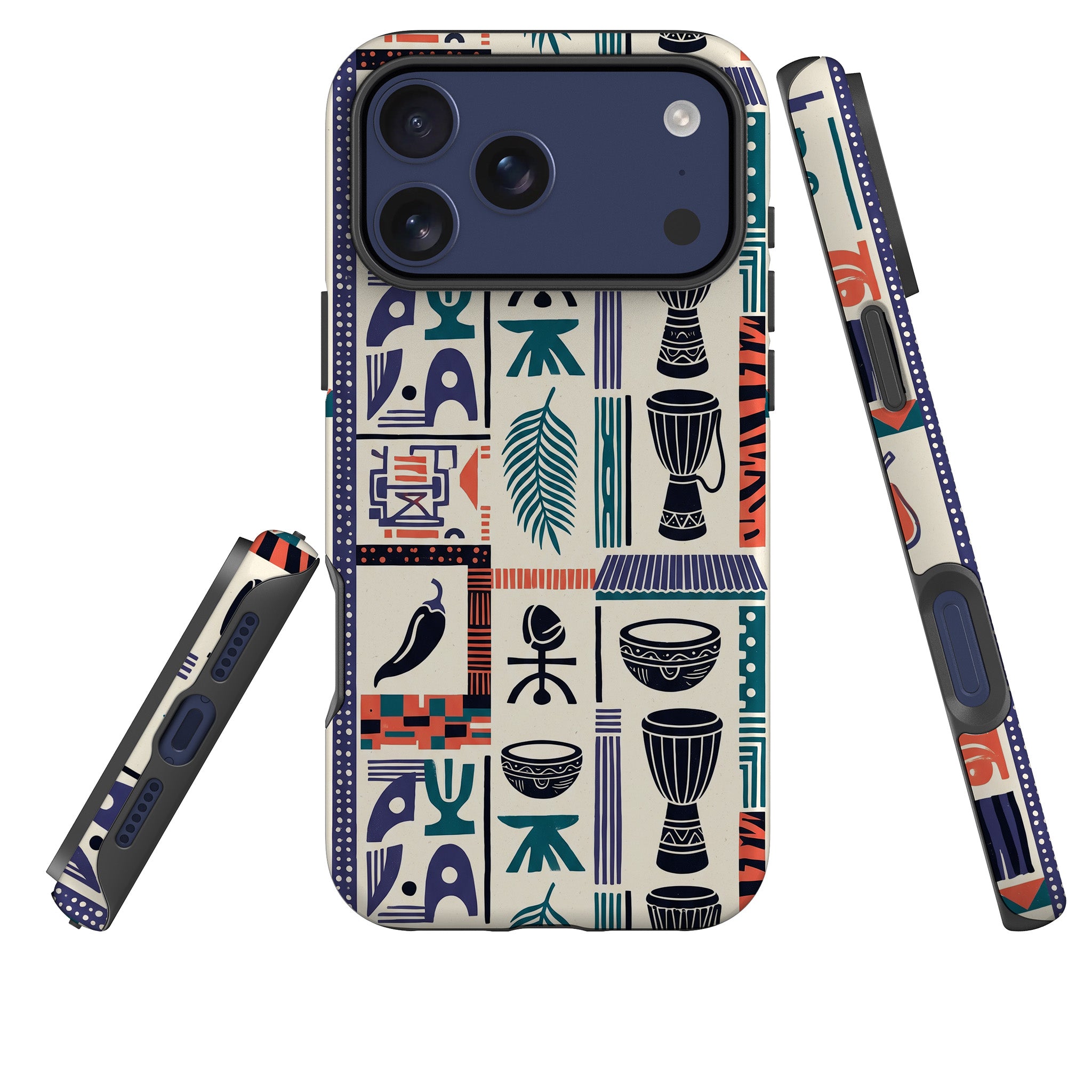 Market Day Icons by Ada Okoye Tough Case for iPhone — Finnaij