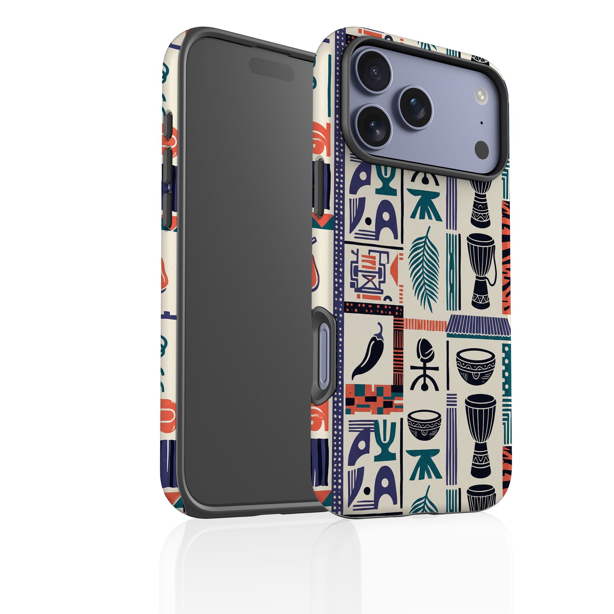 Market Day Icons by Ada Okoye Tough Case for iPhone — Finnaij