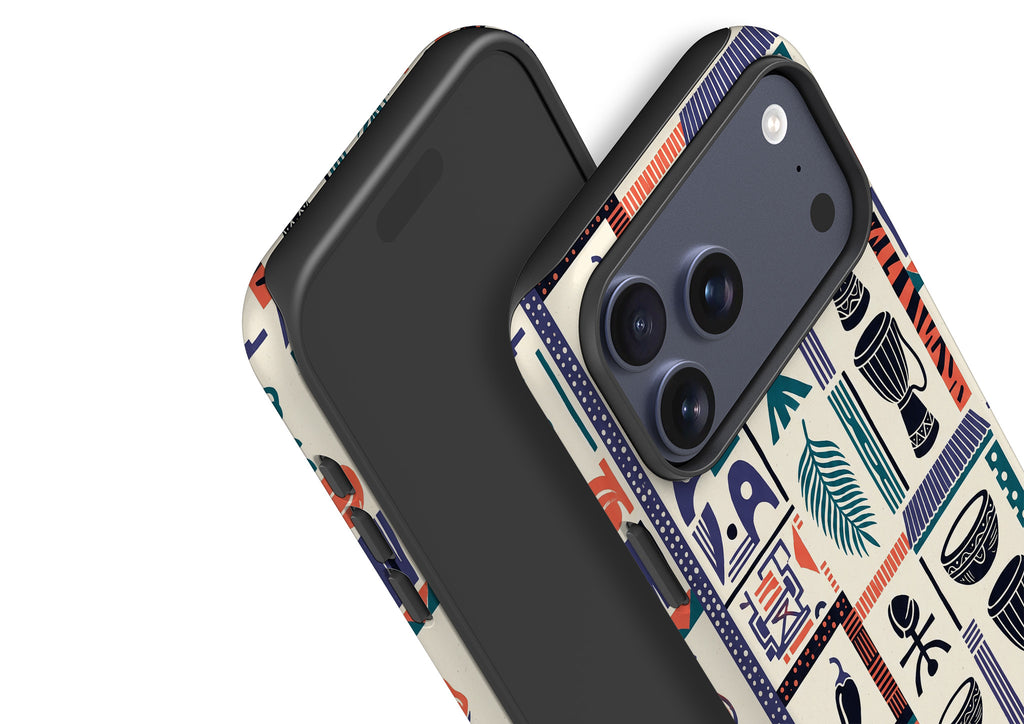 Market Day Icons by Ada Okoye Tough Case for iPhone — Finnaij
