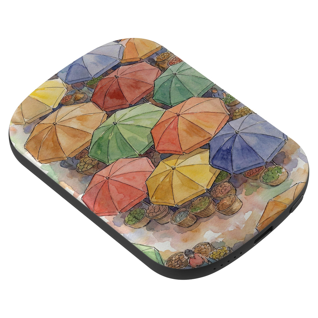Market Umbrellas from Above by Tobi Akinyemi — MagSafe CHARGEPOD — Finnaij