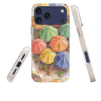 Market Umbrellas from Above by Tobi Akinyemi — iPhone Bio-degradable Case — Three Quarter — Finnaij