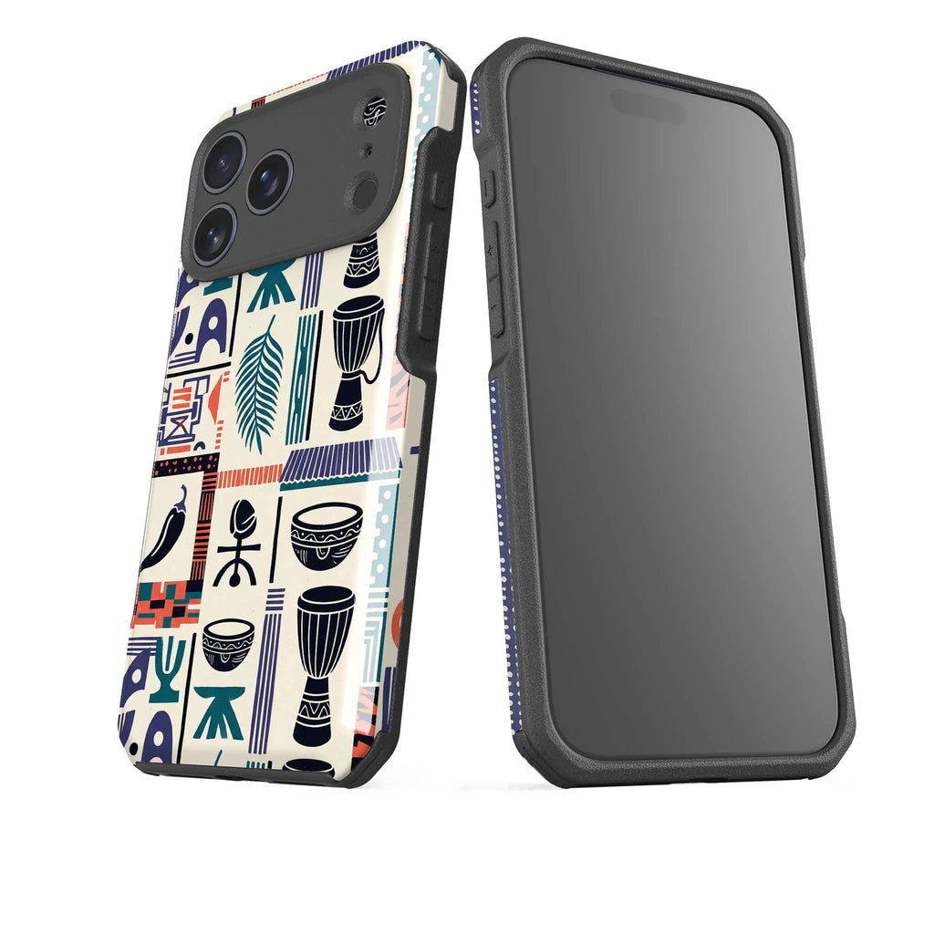 Market Day Icons by Ada Okoye — Impact Armour MagSafe Case for iPhone — Finnaij