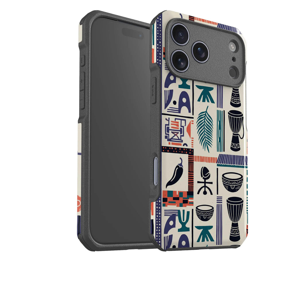 Market Day Icons by Ada Okoye — Impact Armour MagSafe Case for iPhone — Finnaij