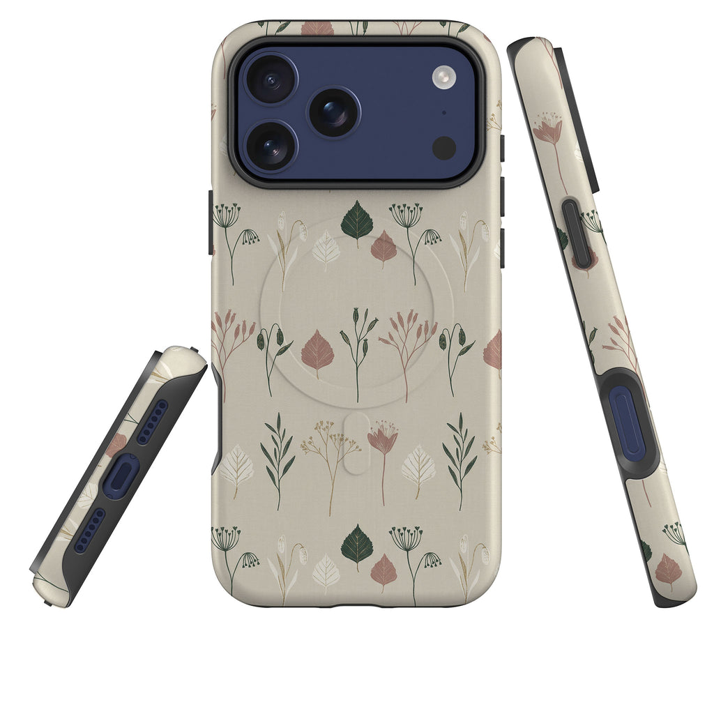 Meadow Relic by Elsi Vaarala — Magsafe Tough Case for iPhone — Three Quarter — Finnaij