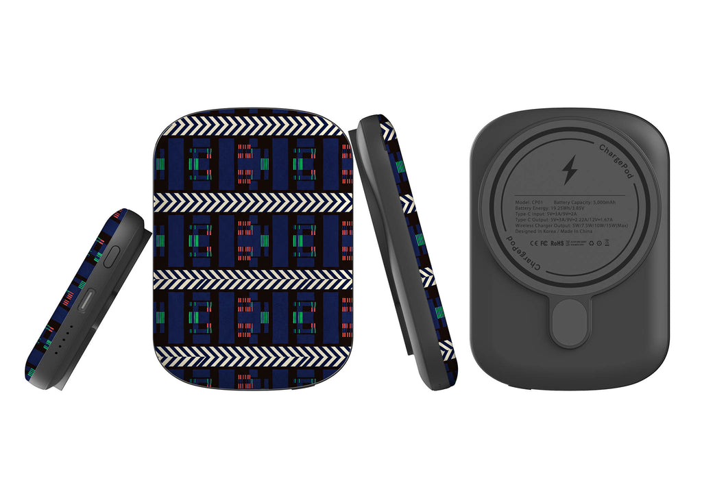 Midnight Aso-Oke by Ada Okoye — MagSafe CHARGEPOD — Finnaij