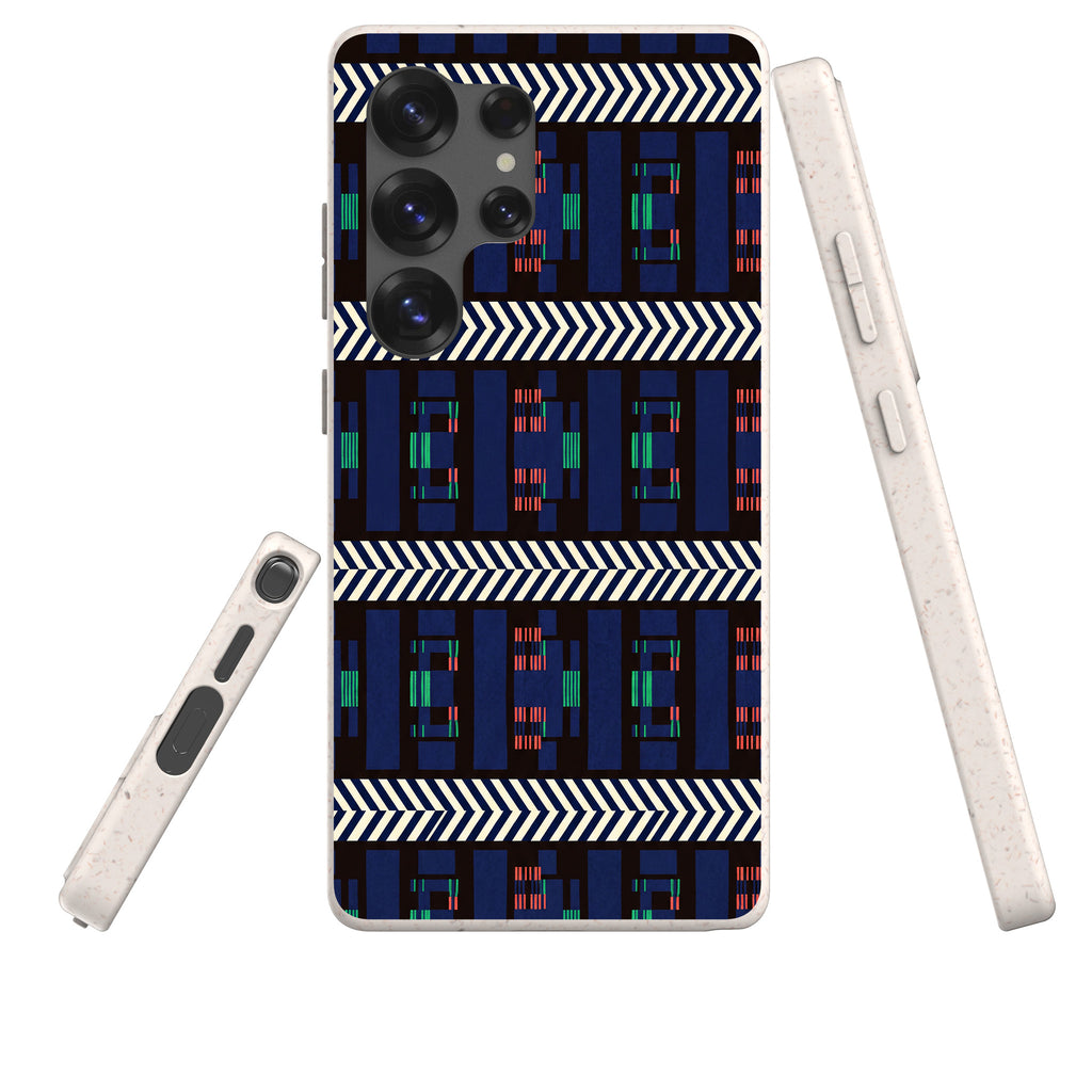 Midnight Aso-Oke by Ada Okoye Bio-degradable Case for Samsung Galaxy — Finnaij