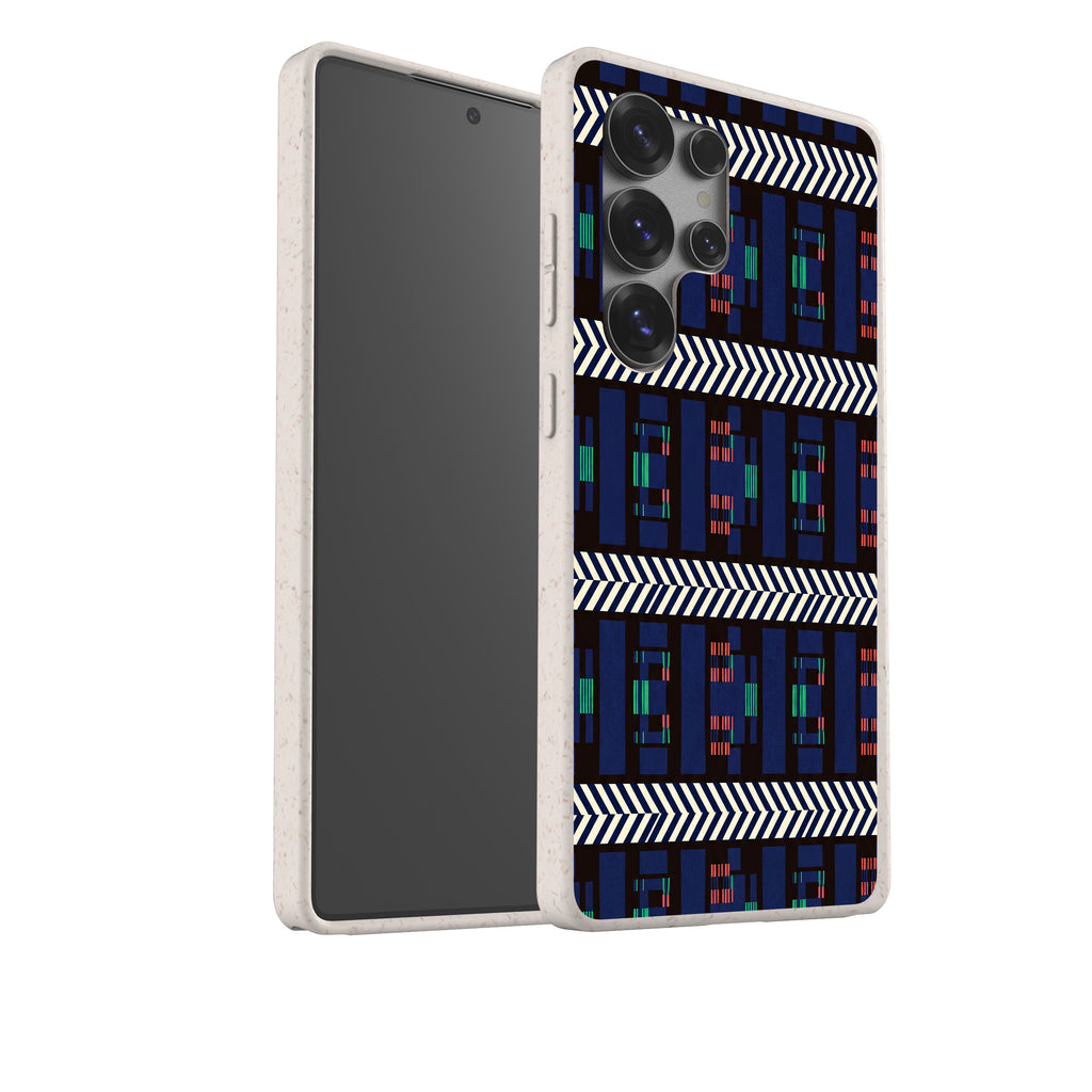 Midnight Aso-Oke by Ada Okoye Bio-degradable Case for Samsung Galaxy — Finnaij