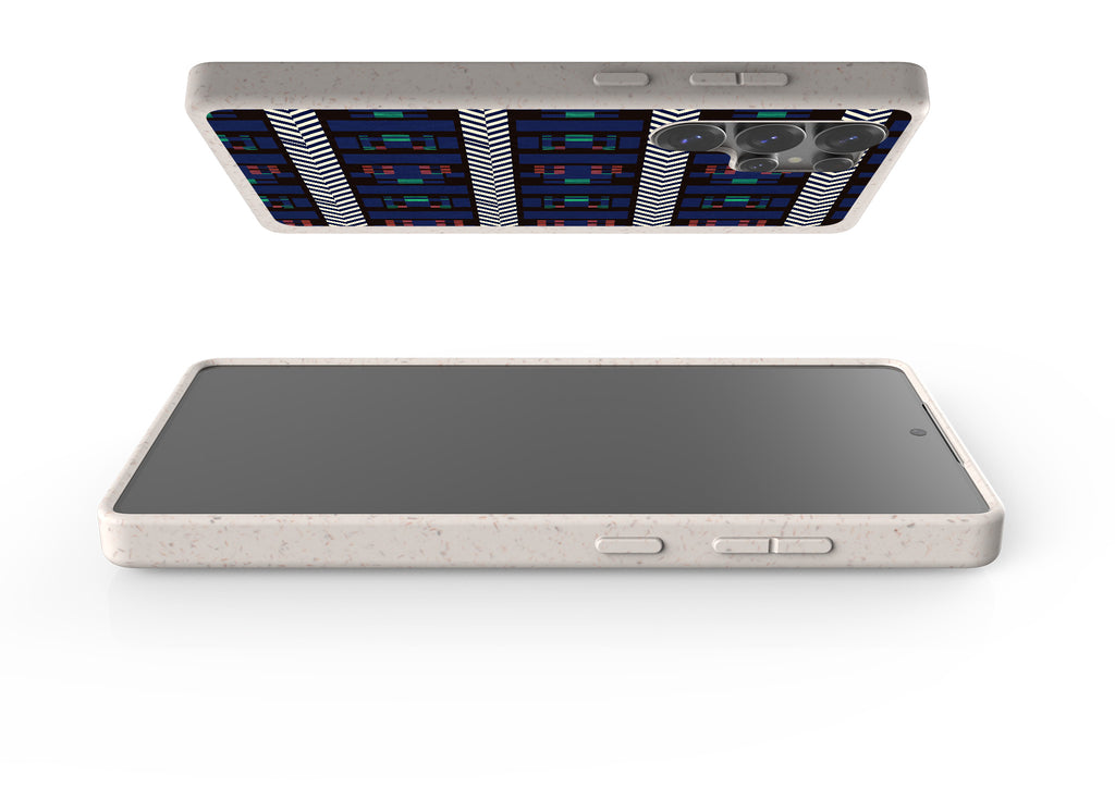 Midnight Aso-Oke by Ada Okoye Bio-degradable Case for Samsung Galaxy — Finnaij