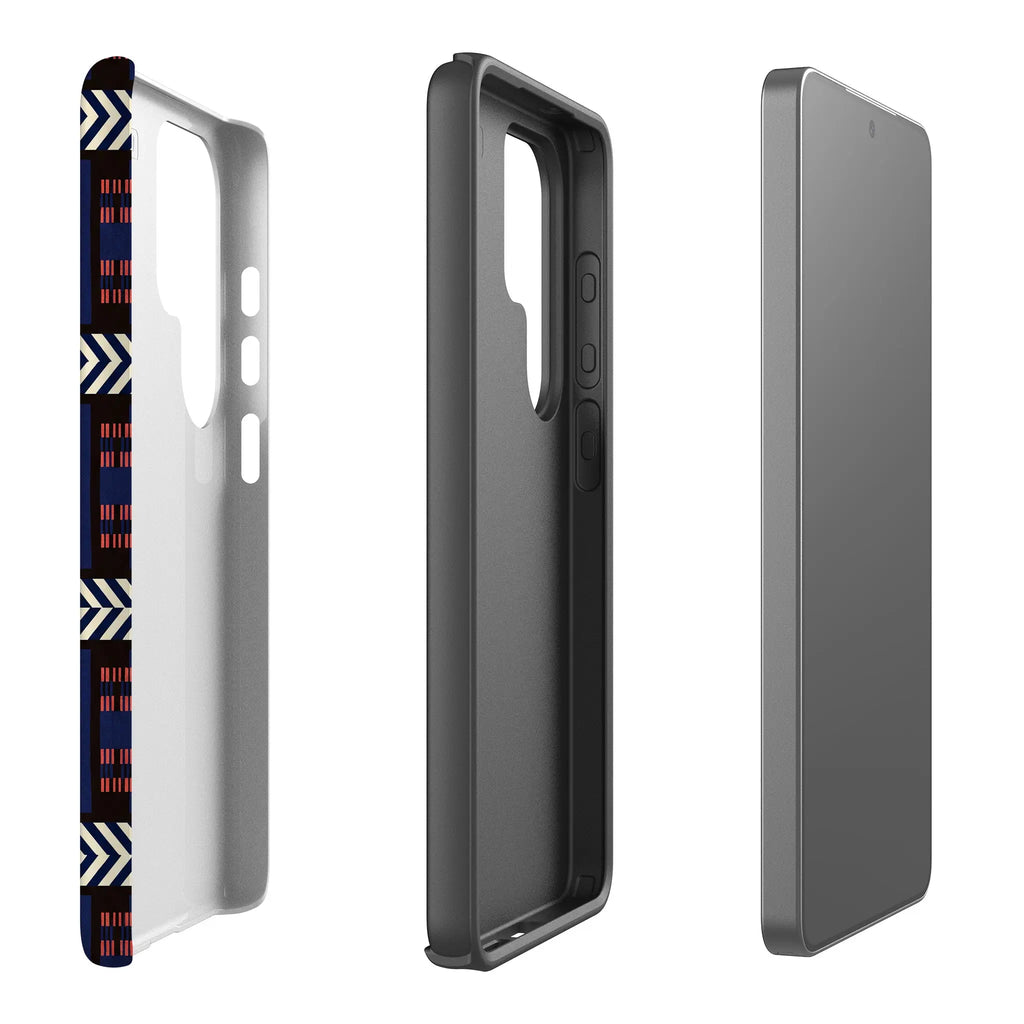 Midnight Aso-Oke by Ada Okoye Tough Case for Samsung Galaxy — Finnaij