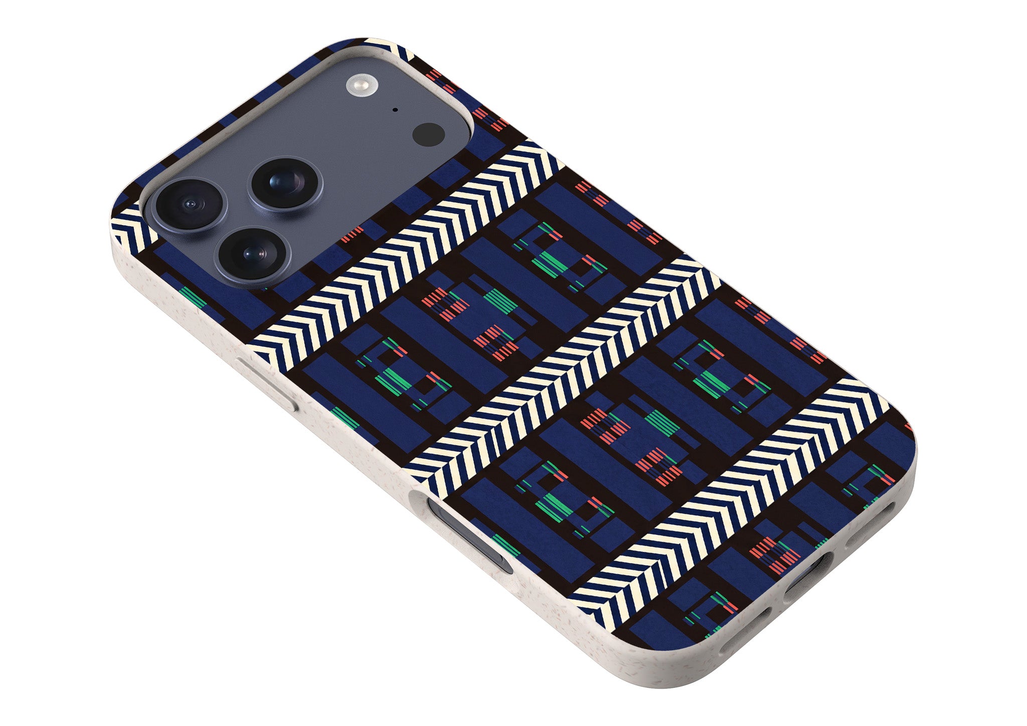 Midnight Aso-Oke by Ada Okoye — iPhone Bio-degradable Case — Finnaij