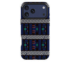 Midnight Aso-Oke by Ada Okoye Tough Case for iPhone — Finnaij