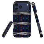 Midnight Aso-Oke by Ada Okoye Tough Case for iPhone — Finnaij