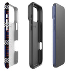 Midnight Aso-Oke by Ada Okoye Tough Case for iPhone — Finnaij