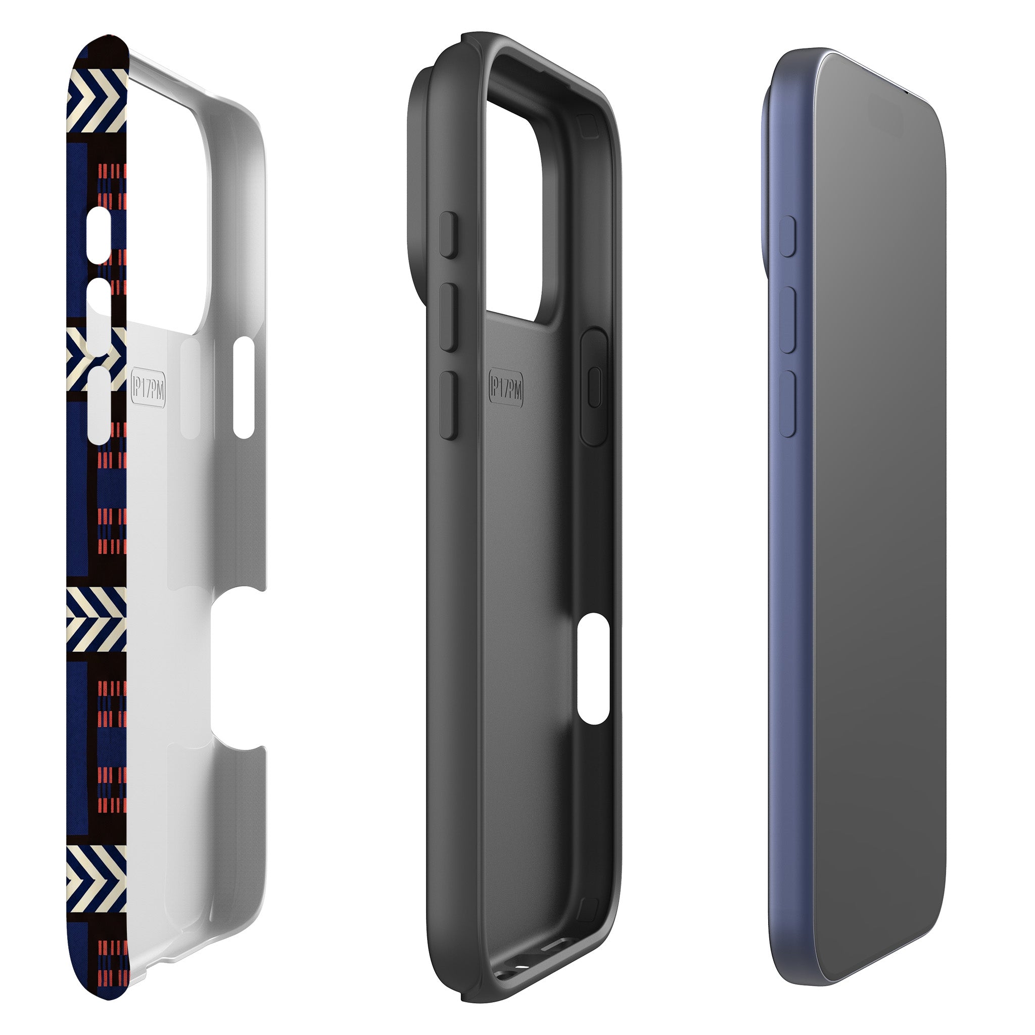 Midnight Aso-Oke by Ada Okoye Tough Case for iPhone — Finnaij