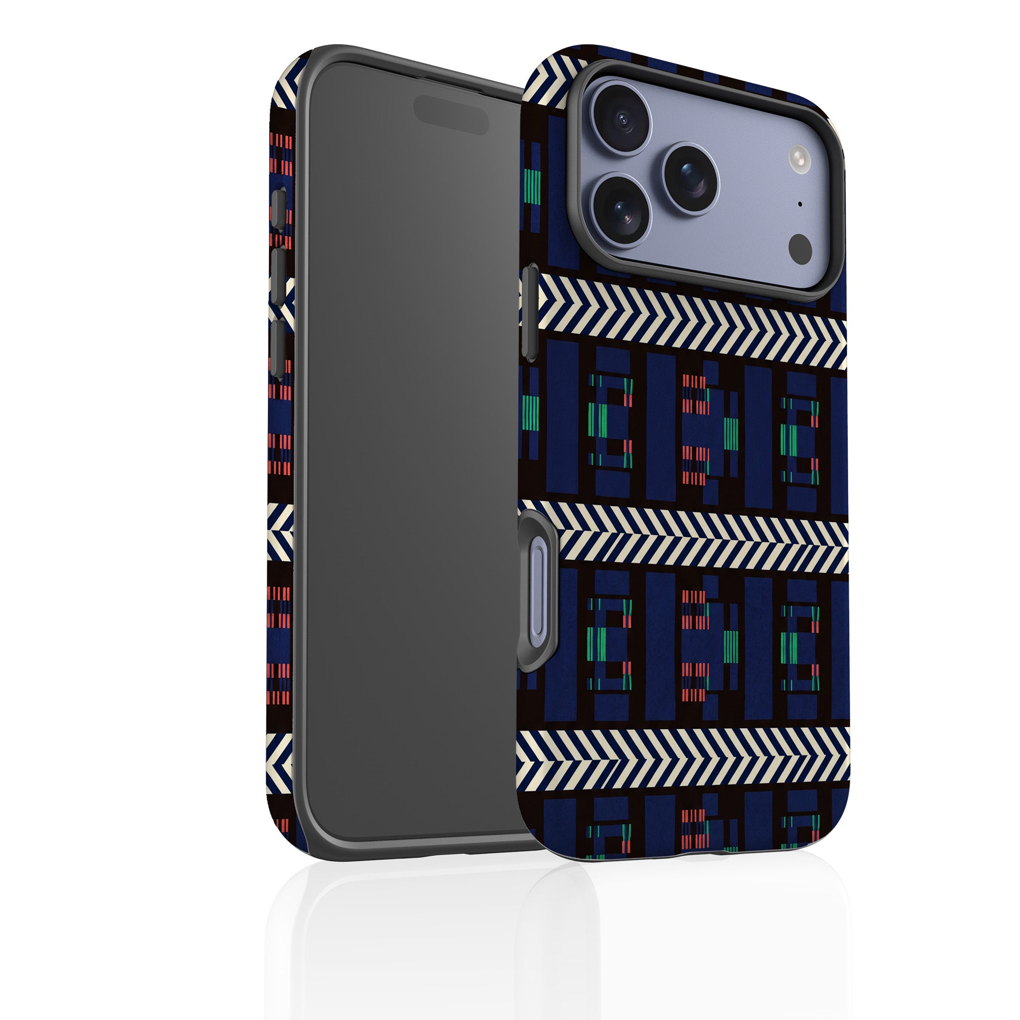 Midnight Aso-Oke by Ada Okoye Tough Case for iPhone — Finnaij