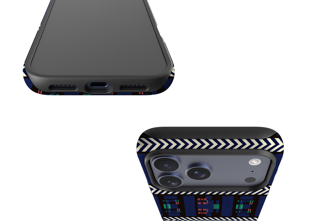 Midnight Aso-Oke by Ada Okoye Tough Case for iPhone — Finnaij