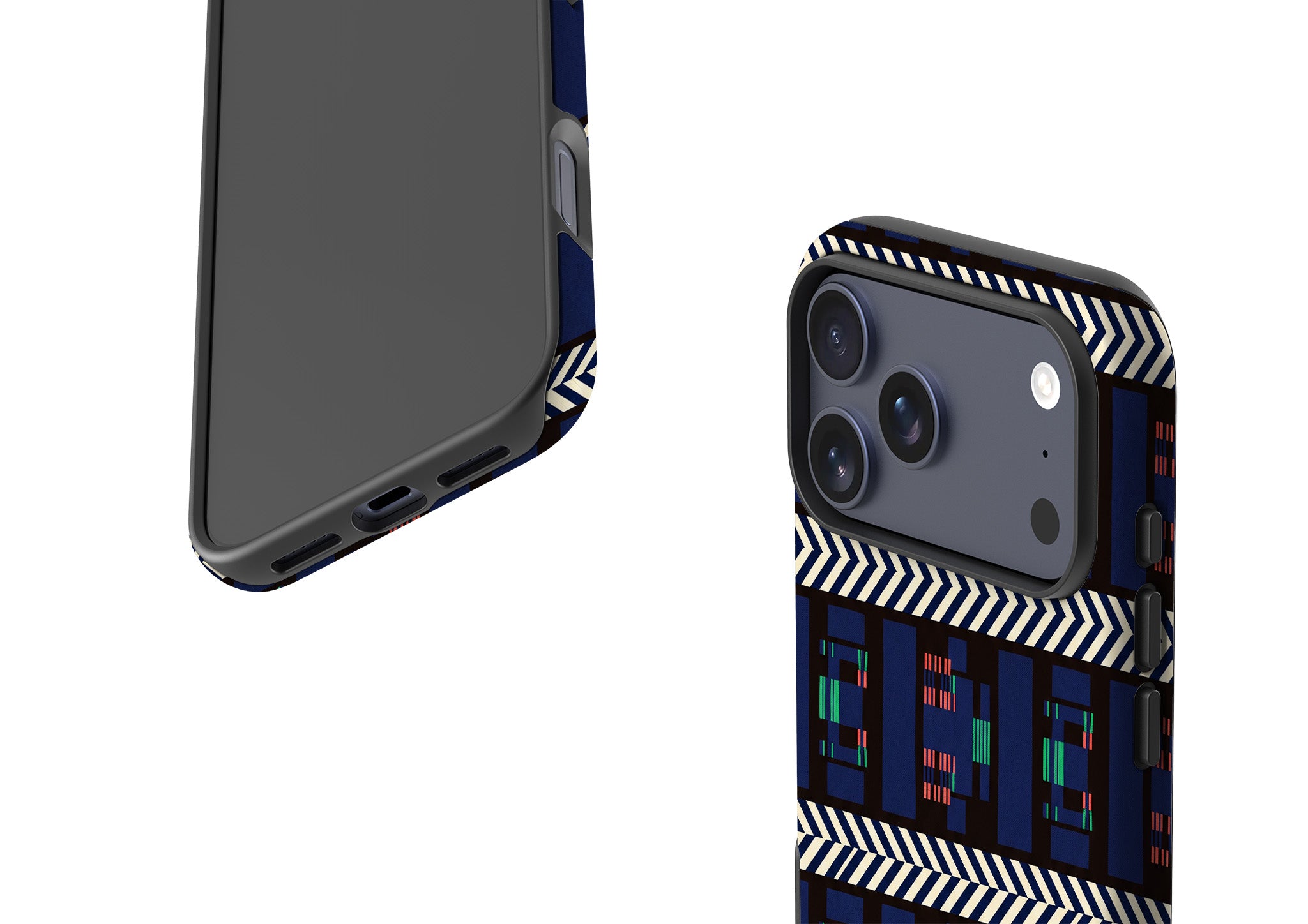 Midnight Aso-Oke by Ada Okoye Tough Case for iPhone — Finnaij