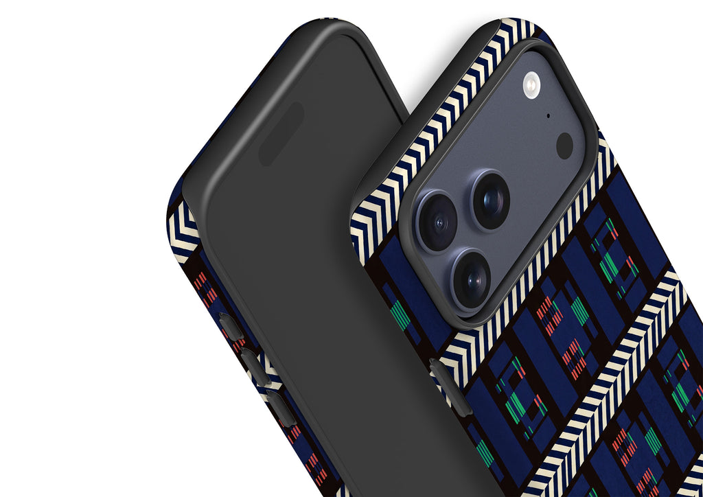 Midnight Aso-Oke by Ada Okoye Tough Case for iPhone — Finnaij