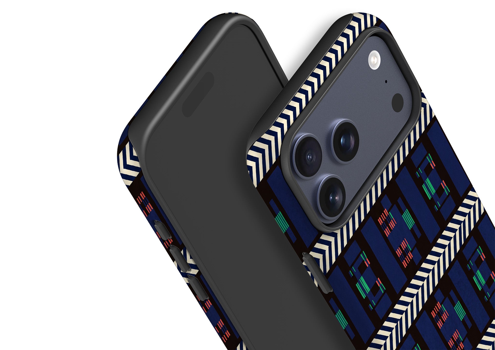 Midnight Aso-Oke by Ada Okoye Tough Case for iPhone — Finnaij